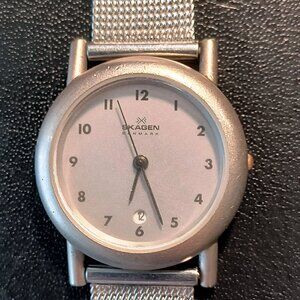 Ladies Skagen 4SSSN Silver Mesh Watch Denmark